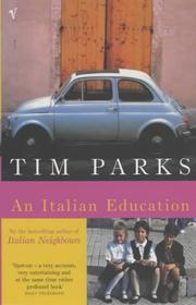 Cover of: Italian Education by Tim Parks         