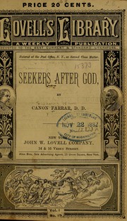 Cover of: Seekers after God