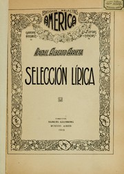 Cover of: Selección lírica