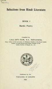 Selections from Hindi literature
