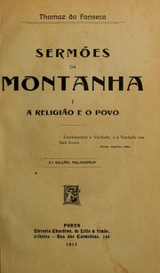 Cover of: Sermões da montanha