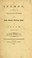 Cover of: A sermon preached at the dedication of the New South Meeting House in Salem, January 1, 1805 ...