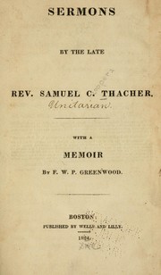 Cover of: Sermons.