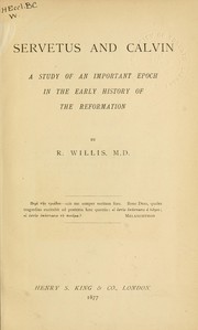 Cover of: Servitus and Calvin | R. Willis