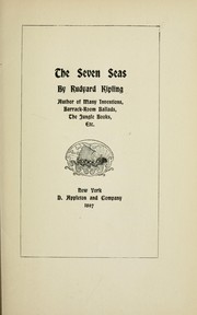 Cover of: The seven seas by Rudyard Kipling, Rudyard Kipling