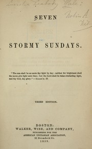 Seven stormy Sundays by Lucretia P. Hale