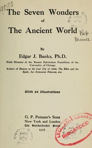 Cover of: The seven wonders of the ancient world