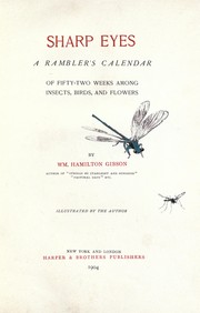 Cover of: Sharp eyes by W. Hamilton Gibson, W. Hamilton Gibson