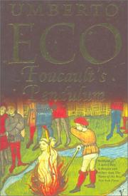 Cover of: Foucault's Pendulum by Umberto Eco