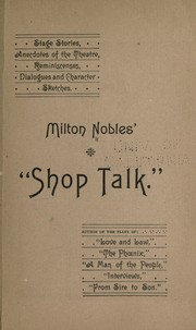 Cover of: "Shop talk"