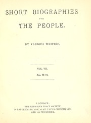 Short biographies for the people