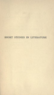 Cover of: Short stories in literature