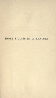 Cover of: Short stories in literature by Hamilton Wright Mabie, Hamilton Wright Mabie