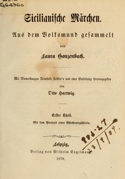 Cover of: Sicilianische Märchen: aus dem Volksmund gesammelt