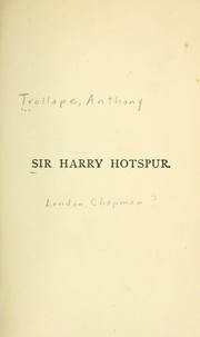 Cover of: [Sir Harry Hotspur]
