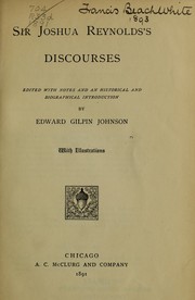 Cover of: Sir Joshua Reynold's Discourses
