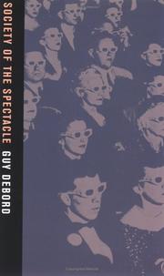 Cover of: Society of the Spectacle by Guy Debord