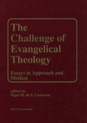 Cover of: The Challenge of Evangelical Theology