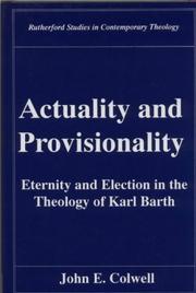Actuality and provisionality by John Colwell
