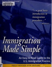 Cover of: Immigration made simple by Barbara Brooks Kimmel