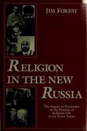 Cover of: Religion in the New Russia: The Impact of Perestroika on the Varieties of Religious Life in the Soviet Union