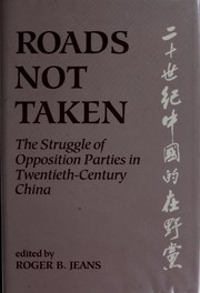 Cover of: Roads Not Taken by Roger B. Jeans