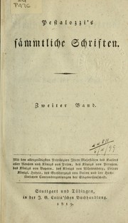 Cover of: Sämmtliche Schriften by Johann Heinrich Pestalozzi