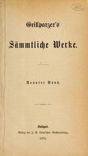 Cover of: Sämmtliche Werke