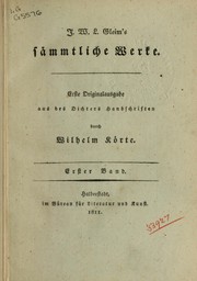 Cover of: Sämtliche Werke