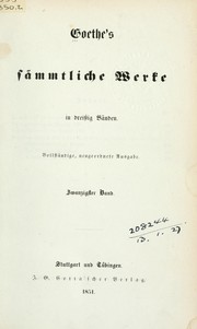 Cover of: Sämtliche Werke