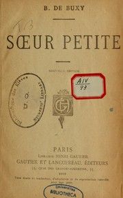 Cover of: Soeur Petite