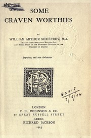 Some Craven worthies by William Arthur Shuffrey