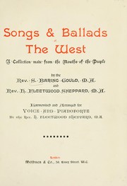 Cover of: Songs and ballads of the West by Sabine Baring-Gould