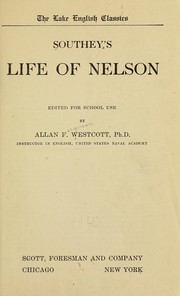 Cover of: Southey's Life of Nelson by Robert Southey