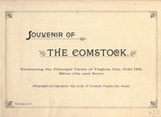 Cover of: Souvenir of the Comstock: Embracing the principal views of Virginia City, Gold Hill, Silver City and Sutro