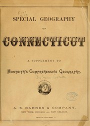 Cover of: Special geography of Connecticut by James Monteith