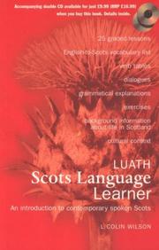 Cover of: Luath Scots language learner by L. Colin Wilson