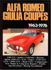 Cover of: Alfa Romeo Giulia Coupes 1963-1976