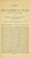 Cover of: Speech of Hon. Charles R. Train, of Massachusetts, on the heresy of the doctrine of state rights.