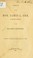 Cover of: Speech of the Hon. James L. Orr, of South Carolina, on the slavery question.