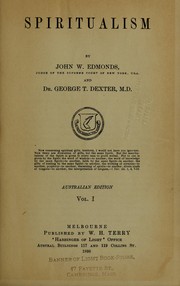 Cover of: Spiritualism by Edmonds, John W.