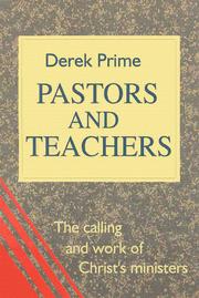 Cover of: Pastors and Teachers