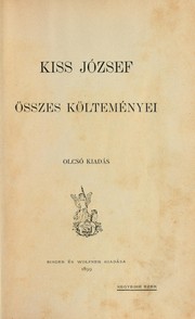 Cover of: Összes költeményei