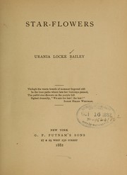 Cover of: Star-flowers