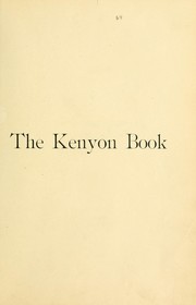 Cover of: Statement of facts bearing upon the proposed changes in the constitution of the Theological seminary of the Protestant Episcopal church in the diocese of Ohio by Kenyon College.