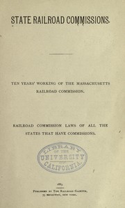 State railroad commissions by State railroad commissions