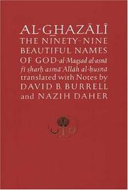 Cover of: On the Ninety-nine Beautiful Names of God (Ghazali Series) | al-GhazzДЃlД«