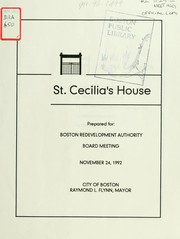 Cover of: St. Cecilia's house