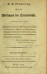 Cover of: Über die Wirkungen der Schnürbrüste ... by Samuel Thomas von Soemmerring