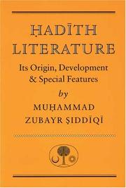 Cover of: Hadith Literature by Muhammad Zubayr Siddiqi